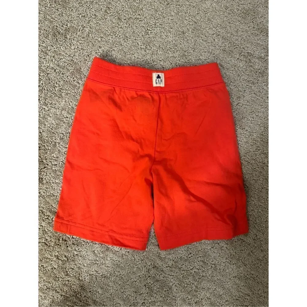 Boys 3T reddish-orange organic cotton shorts new without tags from Gap